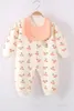 Pyjama's Babykleding Lente en Herfst Zomer geboren kleding Ha Kleding Babypyjama Net Rood Dun Puur Katoen Klimmen Kleden 231120