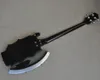 Left Handed 4 Strings Black Electric Bass Guitar with Bridge Cover Offer Logo/Color Customize