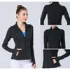 Lululu Align Definiera kvinna Yoga Fitness Jacket Längs ärm Bodybuilding Luluemon Jackets sportrock snabb torr träning Aktivkläder andas full populärt