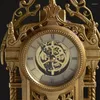 Horloges de table Horloge électronique en métal numérique mécanique rétro bureau de luxe vintage Reloj De Mesa salon bureau