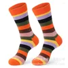 Chaussettes pour hommes bas drôles pour hommes coton hommes 10 paires rayé décontracté Style européen et américain chaussette à la mode