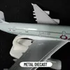 Модель самолета Масштаб 1 250 Металлическая авиационная копия Катар A380 Модель самолета Миниатюрный декор комнаты Рождественский подарок Детские игрушки для мальчиков 231120