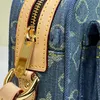 23FW Borse da donna firmate di lusso Borse Speedy Denim Blue Borsa a tracolla Shouder Borse a tracolla con sacchetto per la polvere originale Custodia per borsa hardware originale 20CM