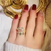 14 тыс. Золотая лягушка на пальцах, обручальные кольца для женщин для женских свадебных обещаний Обручальные украшения