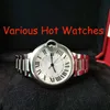 Hot Classic Formula1 Balloon Watch Mens Watches Bezel Luxury Automatic Quartz Mechanical Movement Designer Watch Wristwatch