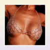 Stonefans Sexy Biquíni Mesh Chain Bra Bra Acessórios para mulheres Charme Cristal Jóia Cara de Cara de Cara Christmas T2005083844657