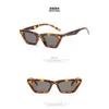 Ретро оправа-бабочка, винтажные разноцветные модные маленькие солнцезащитные очки «кошачий глаз» для женщин, оптовая продажа