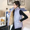 Women's Vests Women Fleece Vest Autumn Winter Loose Down Cotton Velvet Thicken Warm Waistcoat Sleeveless Jacket Feminino