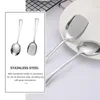 Set di stoviglie Cucchiai da zuppa Posate Paletta in acciaio inossidabile Grande servizio Grande controllo delle porzioni da cucina