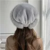 Chapeaux de trappeur hiver mode fourrure fausse fourrure femmes fille pull chapeau extérieur bérets chaud coupe-vent parasol plus chaud casquette 231121