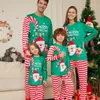 Tenues assorties pour la famille Ensemble de pyjama de Noël Mère Elk Imprimer Chemise de nuit du Père Noël Vêtements de nuit Maman Papa Vêtements de Noël Pyjamas de famille assortis de Noël 231121