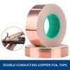New Conductive Copper Foil Strip Double Guide Electronic Copper Foil Tape 50m Back Adhesive Heat Resist Tape Digital Maintenance