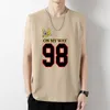 Men's Tank Tops La On My Way 98 Street City Letter Man Muscle Gym T Shirt Summer Clothes Cool Sleeveless Sportswear Streetwear Singlet