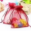 Storage Bags 100pcs/set Gift Bag Jewelry Packaging Organza Pouche Packing Birthday Party Decor Wedding Christmas Supplies