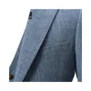 Men's Suits Three-piece Korean Light Blue Four Seasons Suit Autumn Business Bridegroom Wedding Dress Hosting Clothing