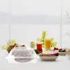 Тарелки Многофункциональный поднос для шведского стола Прозрачный сервировочный ресторан Поставка десертов