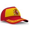 قبعات الكرة أسبانيا البيسبول مجانية مخصصة رقم اسم الفريق شعار ES HAT ESPANTES ESPANA TRAVEL