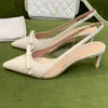 2023 Classic Brand High Heels Platform Shoe Pumps Nude/Black Patent Leather Peep-toe Women Dress Wedding Sandals Shoes size 35-40 -368