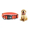 Dog Collars Collar Waterproof Pet Anti-Odor Durable Adjustable PVC & Polyester Soft With Towing D-ring Colorful