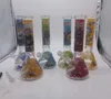 Glass Pipes Smoking Hand-blown hookah Thickened printed sticker glass cigarette set