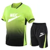 Sommer Herrenanzug Modemarke gedruckt Trainingsanzug Outfit T-Shirt Shorts 2-teiliges Set für Mann Jogging Fitness männliche Kleidung plus Größe M-5XL