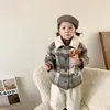 Jackets Children Clothing Kids Woolen Coat 2023 Autumn Winter Fashionable Boys And Girls Korean Style Thickened Cardigan