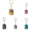 Keychains Useful Unique Handy Crank Mini Mechanical Movement Keychain Musical Instrument Music Box