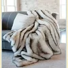 Tapis hiver fausse fourrure épaissie couverture en peluche flanelle imitation fourrure chaude douce pour lit double king size jeter 231121