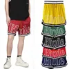 Designer Clothing short casual 23 New Rhude Shorts with Mesh Pattern High Street Loose Fitting Sports Casual Beach Shorts Trendy Brand Trendy Brand Running fitness