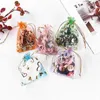 Jewelry Pouches 50 Pieces Organza Drawstring Bags Multicolor Candy Party Wedding Gift On Christmas