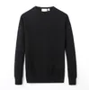 Men's Sweaters crew-neck Sweater embroidery pullover Twisted Classic solid color embroidered pattern cardigan Round neck Sweater Pullover Sweater Dark