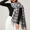Women's Autumn And Winter Warmth 2023 New Hot Selling Plaid Scarf British College Street Style