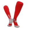 Calcetines de fútbol antideslizantes de tubo alto, calcetines de entrenamiento para hombre, calcetines con parte inferior de toalla de algodón sólido, calcetines deportivos de tubo largo