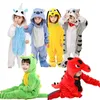 Pijama Kids Kigurumi Pijamalar Çocuk Tam Vücut Pijama Bebek Tulum Onesie Çocuk Pijamas Kızlar için Tek Parça Cosplay Whole Kostüm 231120