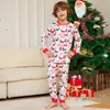 Family Matching Outfits Xmas Pajamas Outfits Family Matching 2024 Year Plaid Printed 2PCS Pyjamas Pants Print Set Adult Kids Baby Christmas Clothes 231121