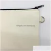 Bolsas de armazenamento 19,5x11cm Casos de lápis de zíper em tela bolsas de caneta bolsas de caneta com maquiagem de algodão Saco de embreagem de telefone celular LOGO LX1368 DROP DHTXV