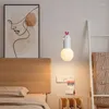 Pendant Lamps Children's Room Small Cute Hooded Duck Lamp Simple Cartoon Baby Girl Boy Bedroom Bedside Suspension Lights