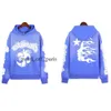 Men Designer Hoodie Hellstar Studios Blue Yoga Mens and Womens Hooded Sweatshirt Womens Hellstars Shirt American Casual Loudspeaker Pants 828