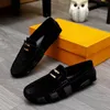 Męskie buty do kierowcy mokasy mokasyny designerskie buty swobodne luksusowe mokasyny buty brązowe trampki kwiatowe trener 40-45 09