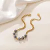 Strand justerbar färgglada pärlor man armband för kvinnor vänner avancerade rostfritt stål smycken julklappar av frigörande