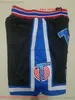 Don gewoon xs-xxxl basketbal zakje shorts heup poppant met zakken ritsdragers blauw wit zwart rood groen paars paarse korte gestikte kwaliteit honkbal kort