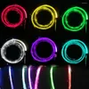 Night Lights Rechargeable Led Fiber Optic Whip Lamp Light-up Dance Light Glowing Flash Waving Props For Nightclub KTV Bar Decor