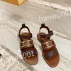 Sandales de styliste pour femmes, pantoufles en cuir, chaussures de luxe, atmosphère de haute qualité, nouvelle collection 2023