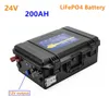 Batería Lifepo4 24v 200ah 24V lifepo4 200AH batería de litio 24v 200AH batería de fosfato de hierro y litio para motor de barco