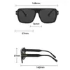 Sunglasses Large Frame Square Women's Decoration T-shaped Fashion Sun Glasses Classic Men Vintage Eyewear UV400 Gafas De Sol