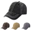 Berretti da baseball Strappati Berretti da baseball lavati per creare vecchi parasole Anatra Soft Top Cappello da uomo in legno Cappelli con visiera da football universitario