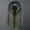 Gilet pour hommes Hiver 2023 Veste en bas de veste Men de la longueur des hommes avec une tarte au col de fourrure Chinstrap pour surmonter la tendance des couples masculins et féminins 231120