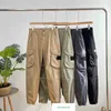 Mens Stone Badge Patches Island Vintage Cargo Pants Designer Big Pocket Overalls Trousers Track Pant Sweaterpants Leggings Long Sports Trousers