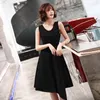 Casual Jurken Effen V-hals Vloerlengte Avond Cheongsam Vrouw Feest Galajurk Slanke Lange Qipao Elegante Banketjurk Bruid Bruiloft vestido