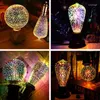 Pack Effet Lumineux 3d Ampoule Led Multicolore Disco Party Coloré G3